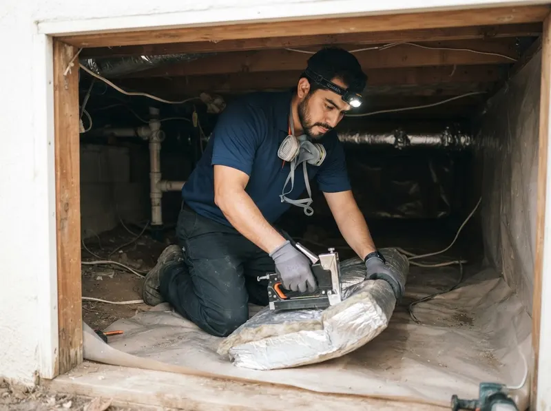 Crawlspace Vapor and Rodent Restoration in San Diego, CA
